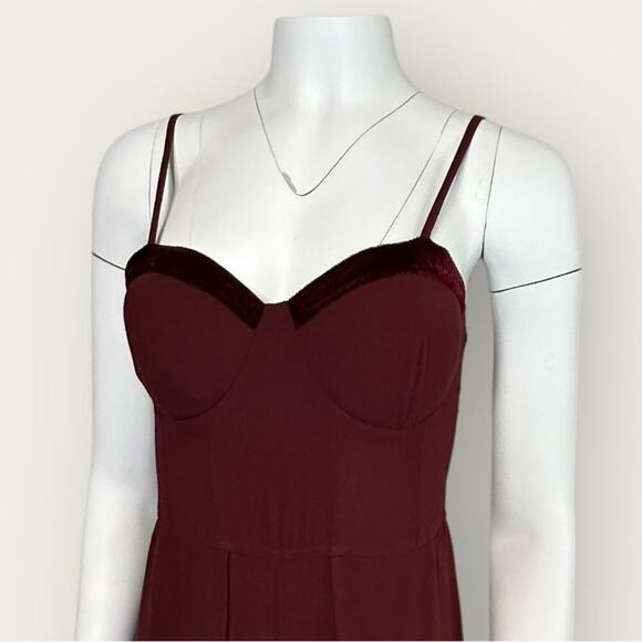 NWOT | B.O.G Collection | Sleeveless Jumpsuit | Burgundy | Small?? - Picture 6 of 13